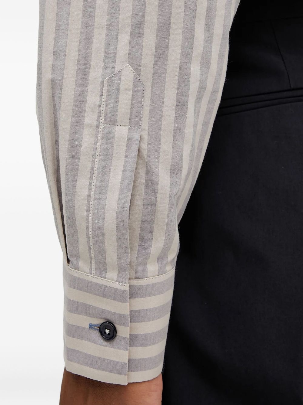 striped long-sleeves shirt - 5