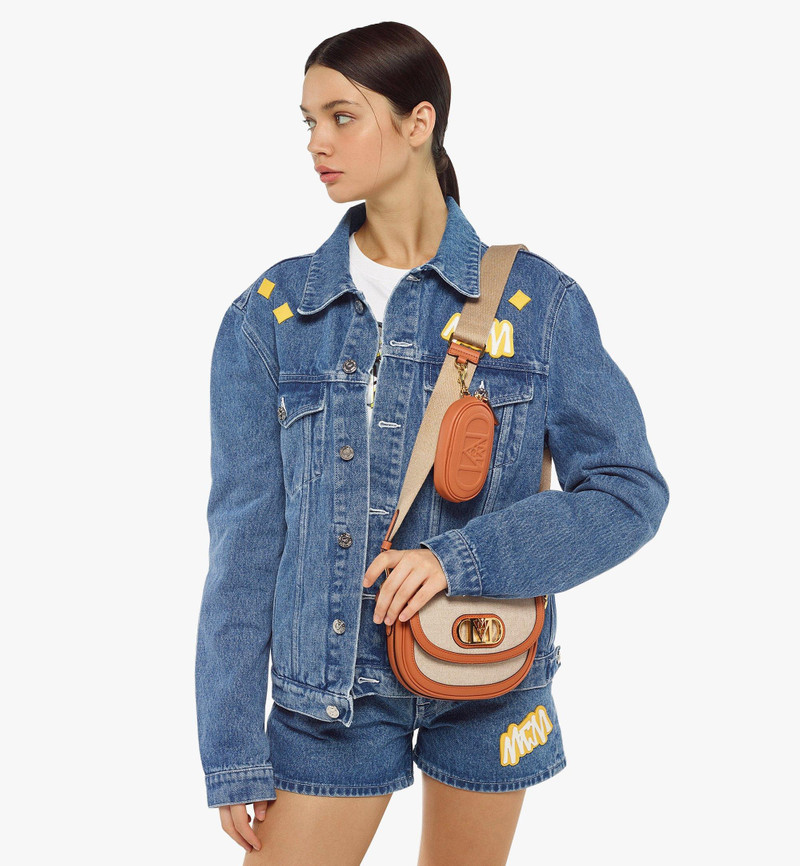 MCM Mode Travia Crossbody w/ Pouch in Italian Canvas outlook