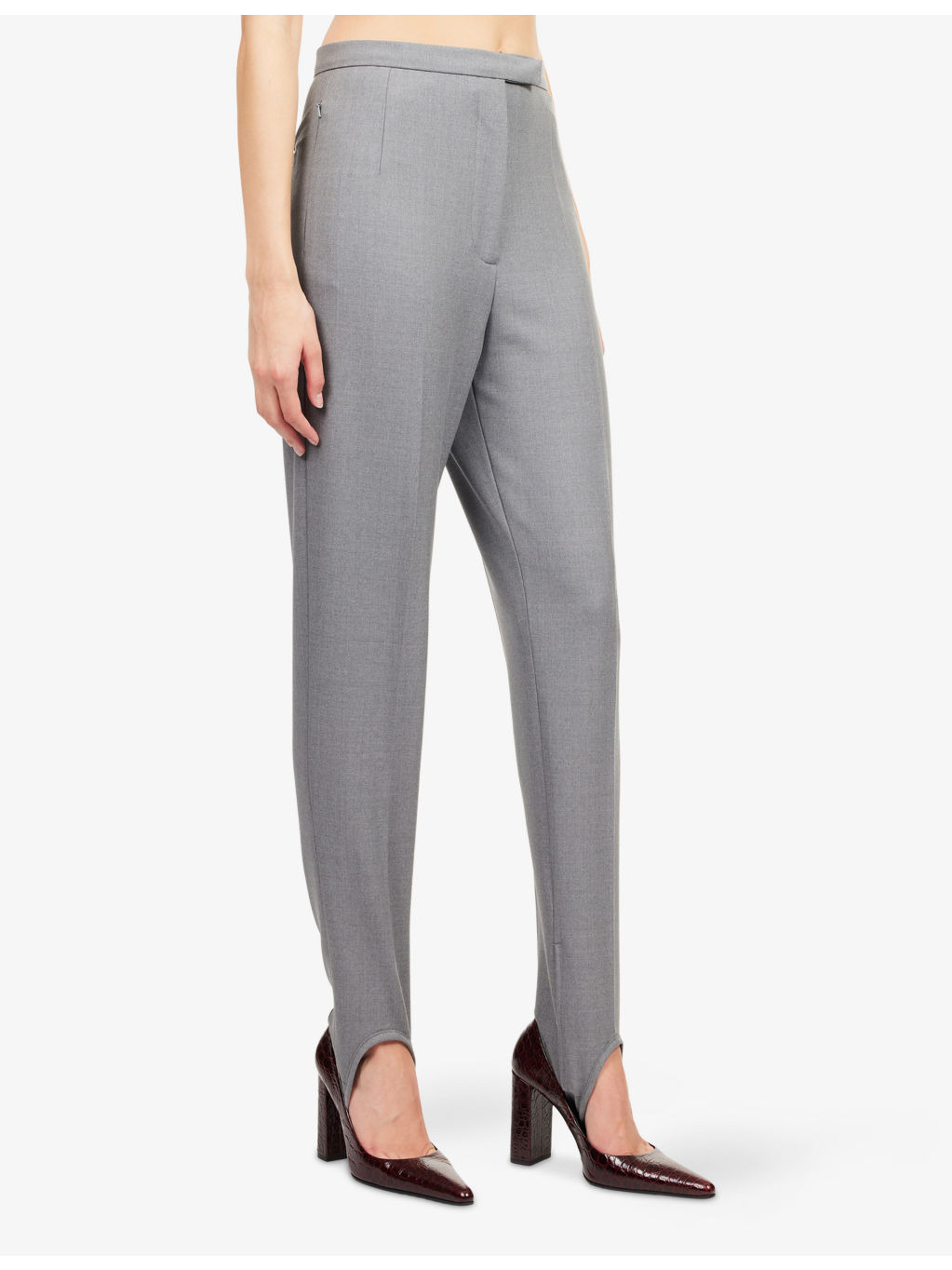 Pandora Stirrup Stretch-Wool Trousers - 3