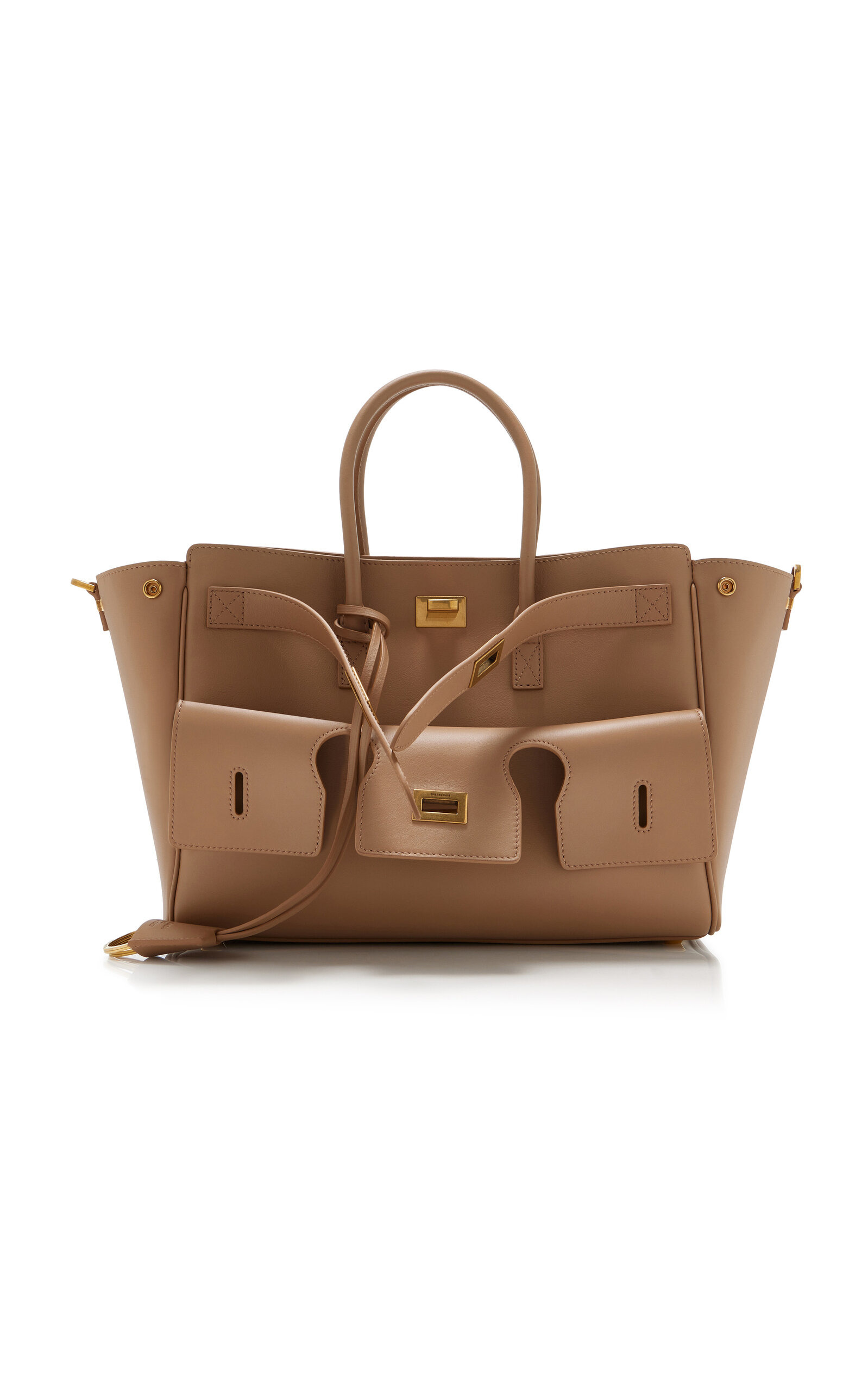 Bel Air Small Leather Carry-All Bag neutral - 5