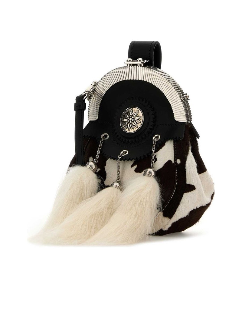 Prada Printed Calf Hair Clutch outlook