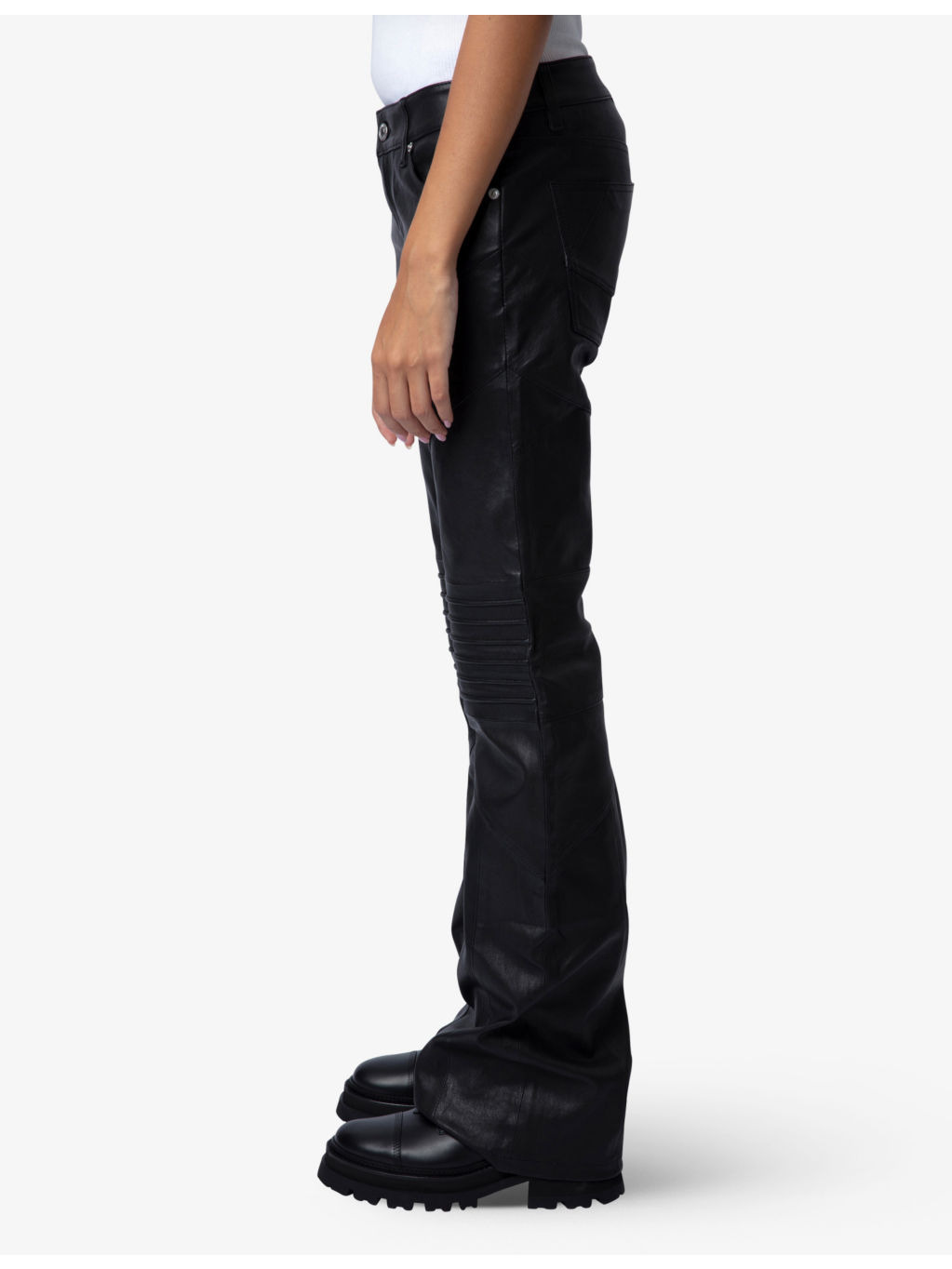 Paulin panelled straight-leg mid-rise trousers - 3