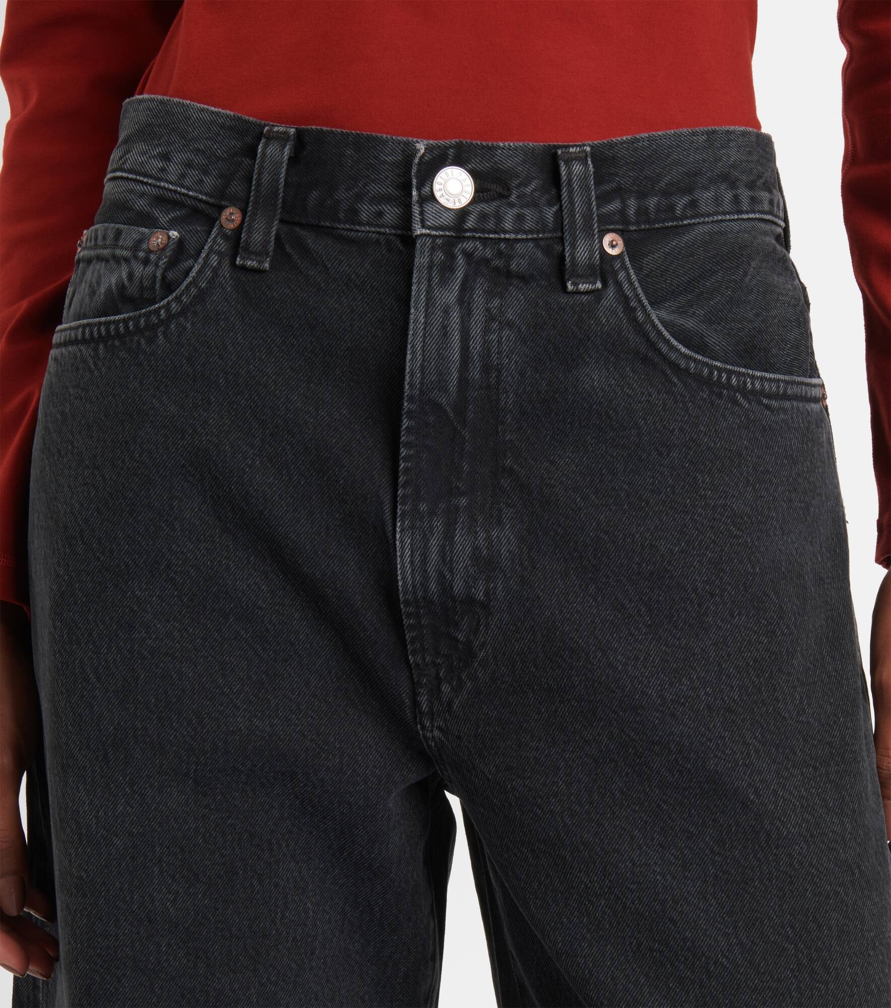 Balloon mid-rise barrel-leg jeans - 4