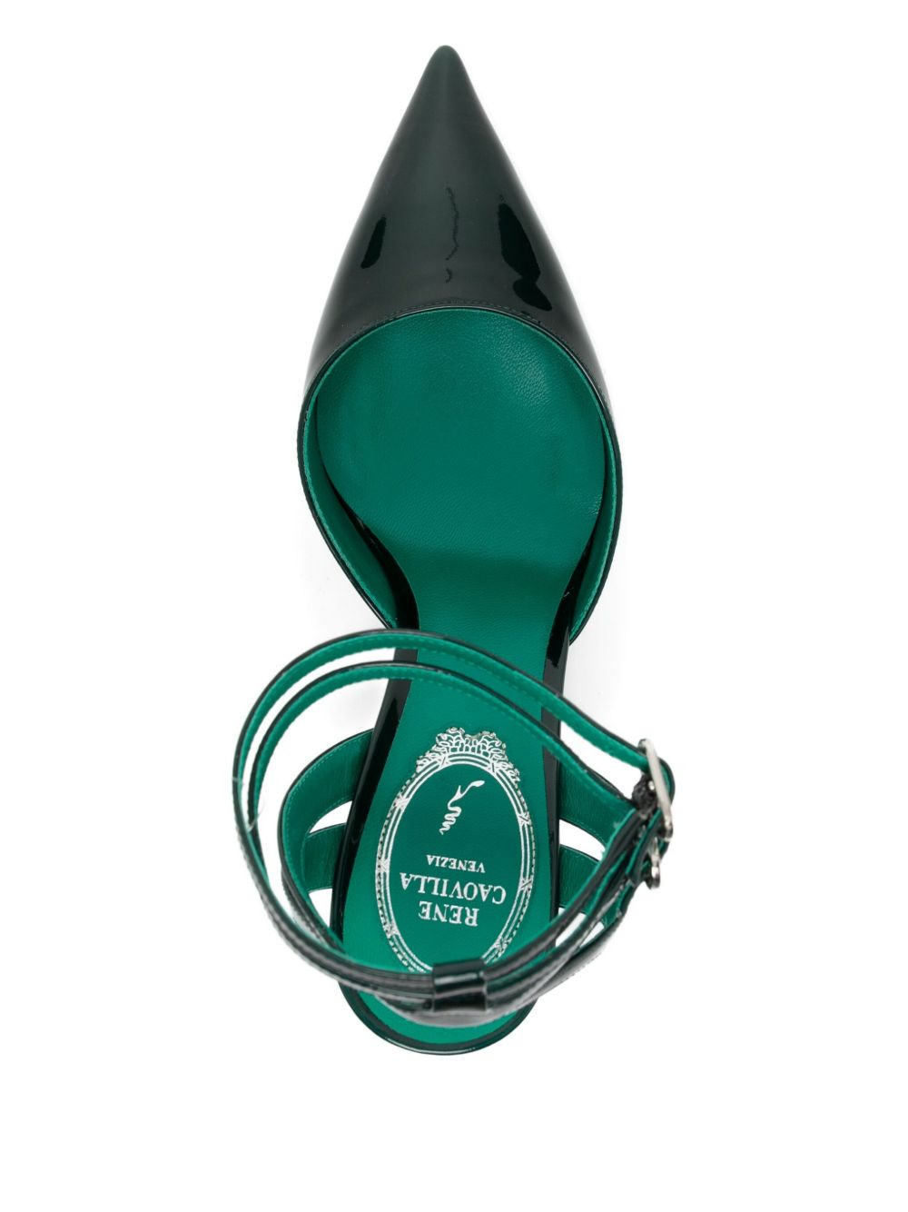 80mm leather pumps - 4