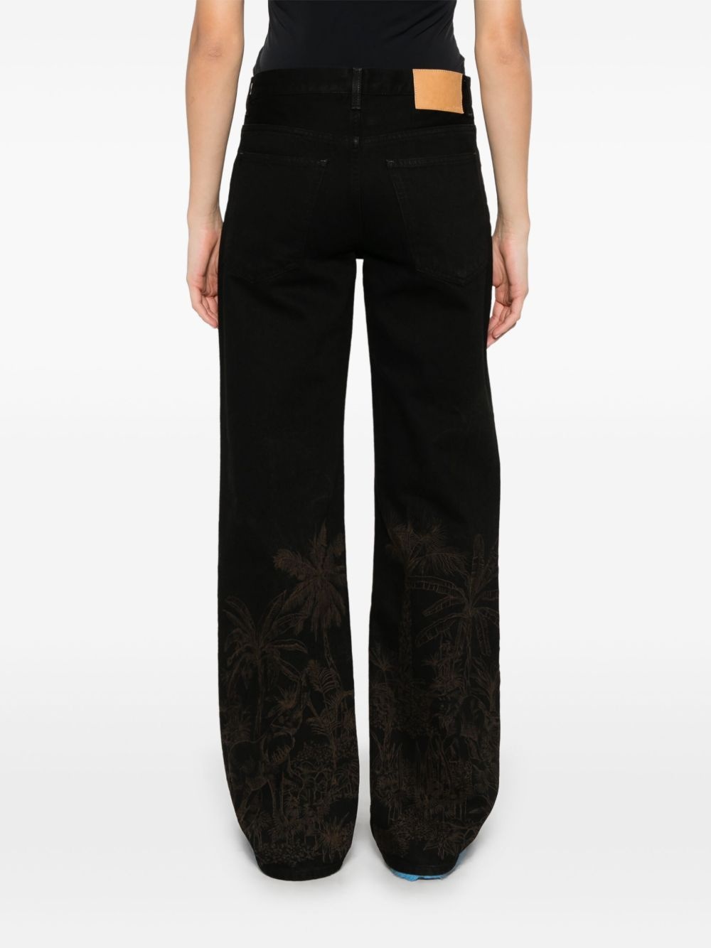 Jungle Toile de Jouy jeans - 4