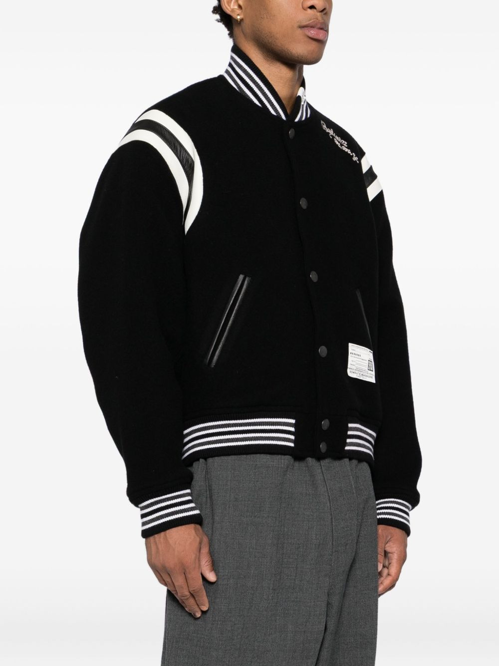 LOGO-EMBROIDERED BOMBER JACKET - 5