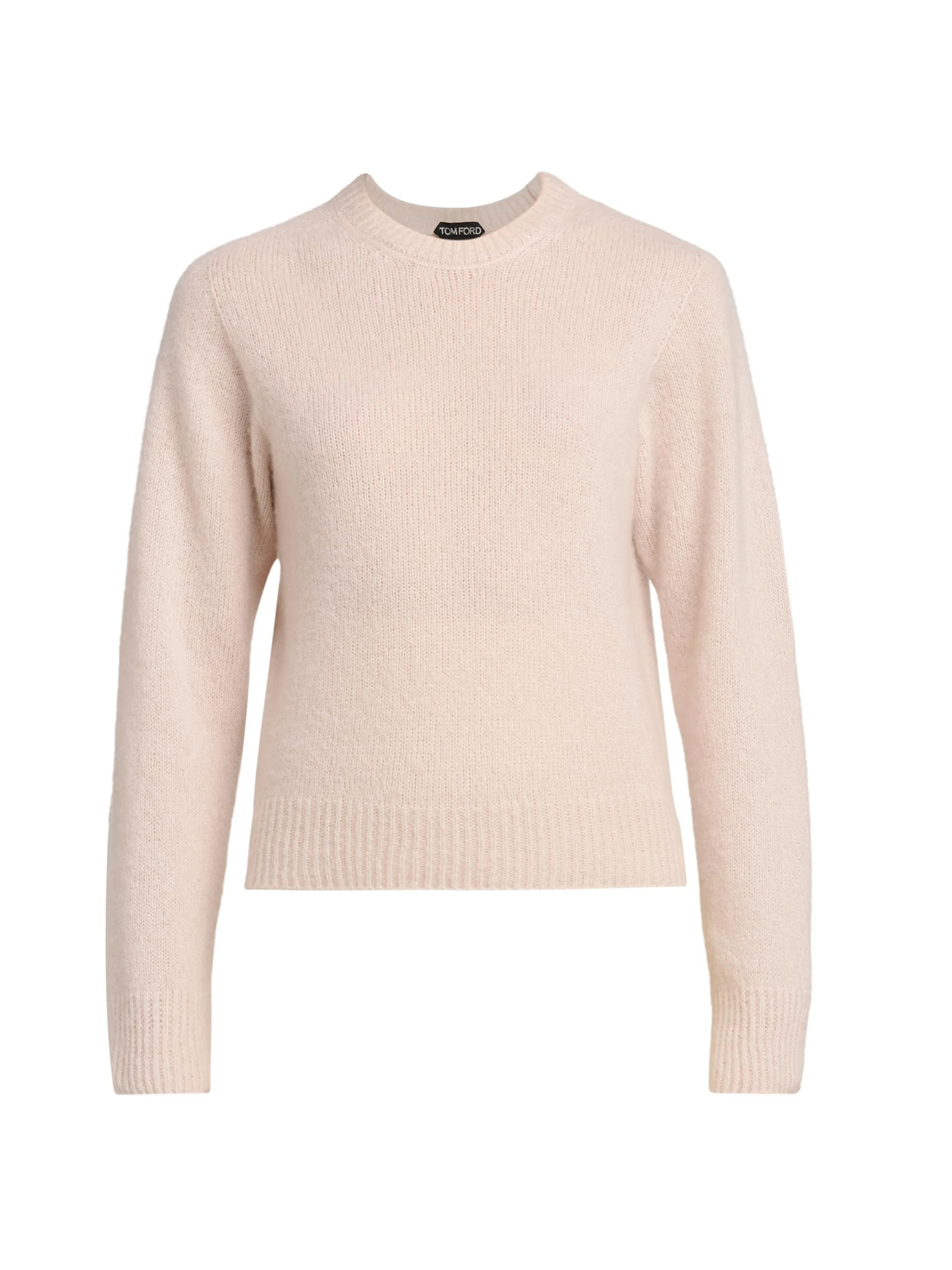 Women's Seamless Cashmere-Blend Sweater - Pink Beige - 1