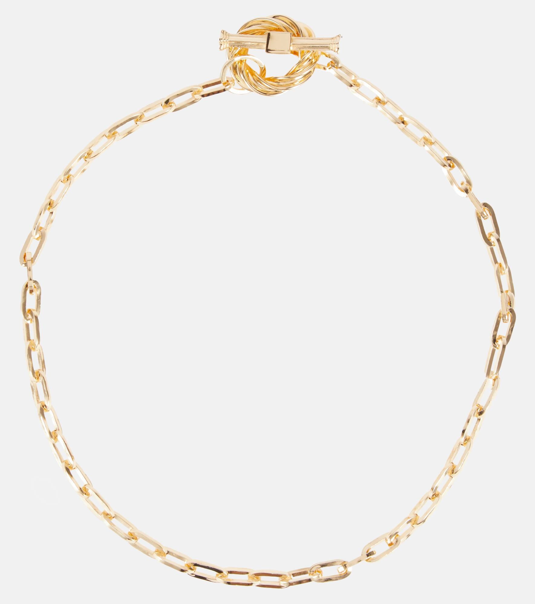 Gold-plated chain necklace - 1