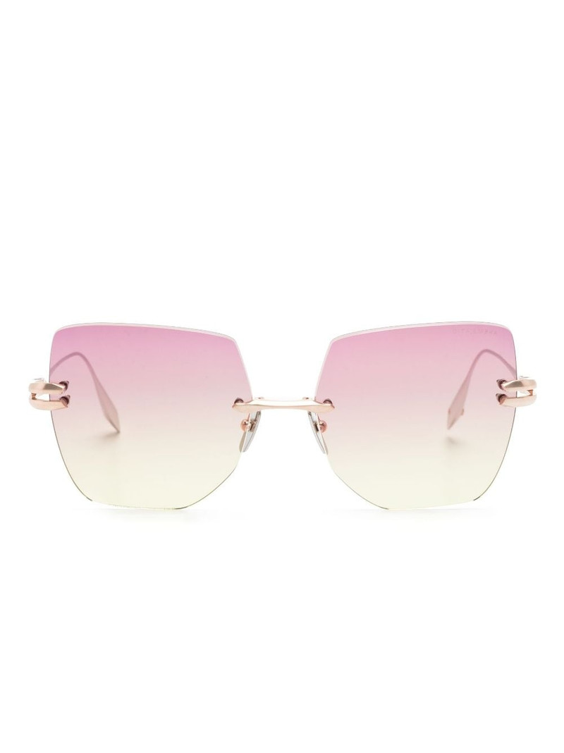 Embra titanium rimless sunglasses 1