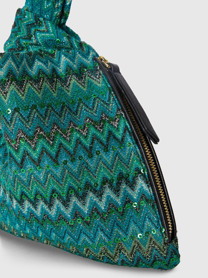 Handbag in zig zag viscose blend 3