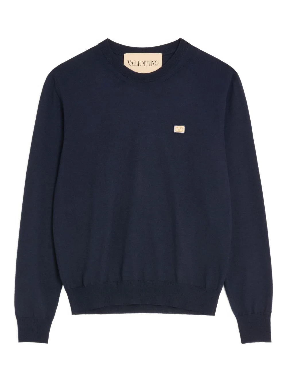 VLogo-patch wool sweater - 1