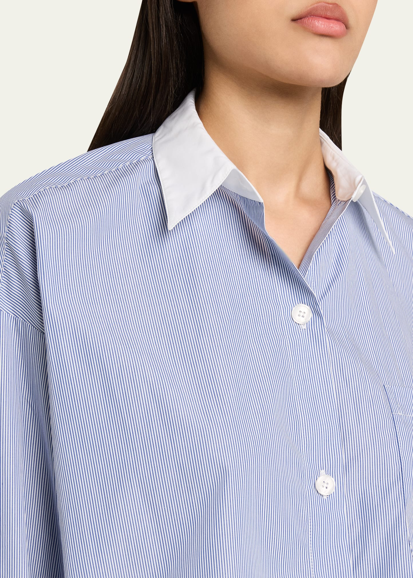 Soon To Be Ex Striped Button-Front Shirt - 5