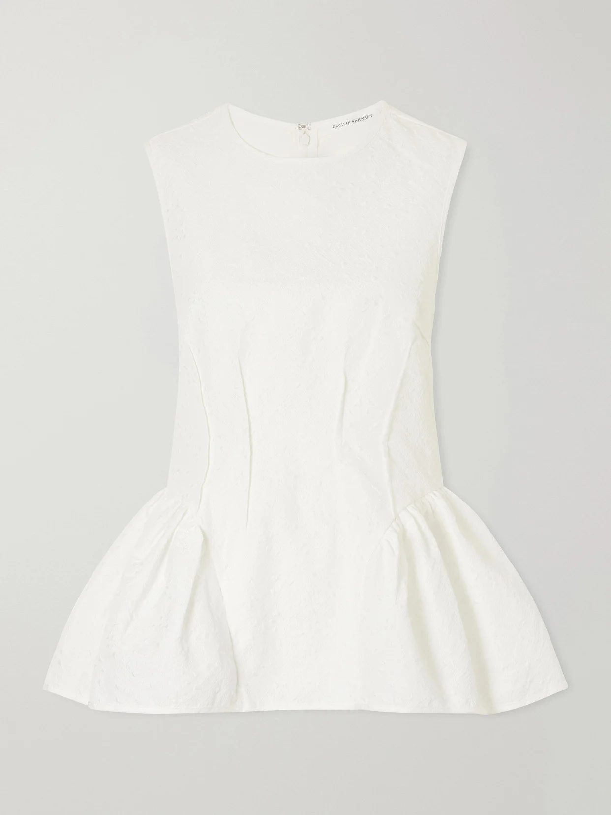Cbdaimi Cotton-blend Matelassé Blouse - 1