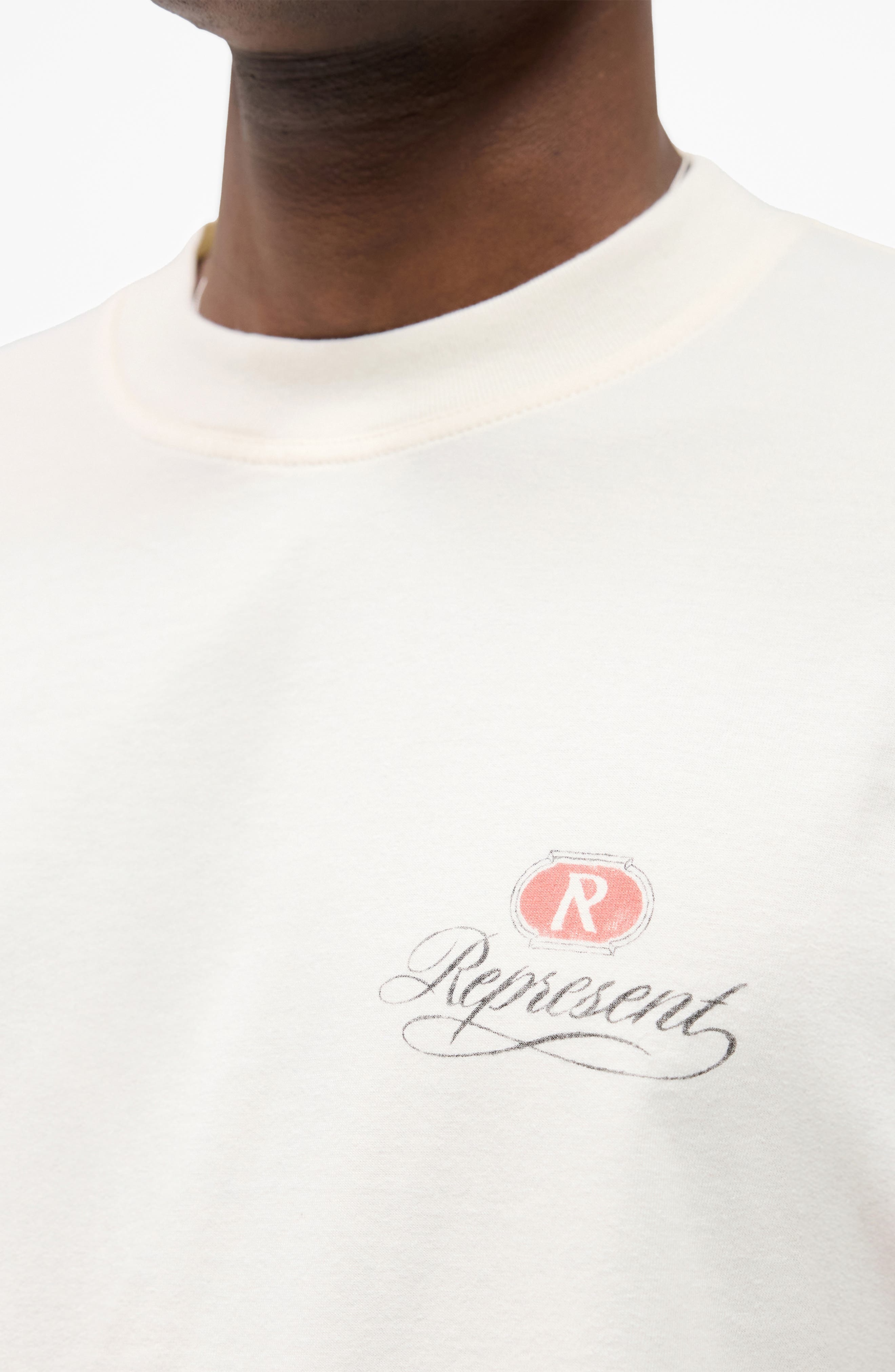 Represent Grand Vintage Graphic T-Shirt in Aged White at Nordstrom - 6