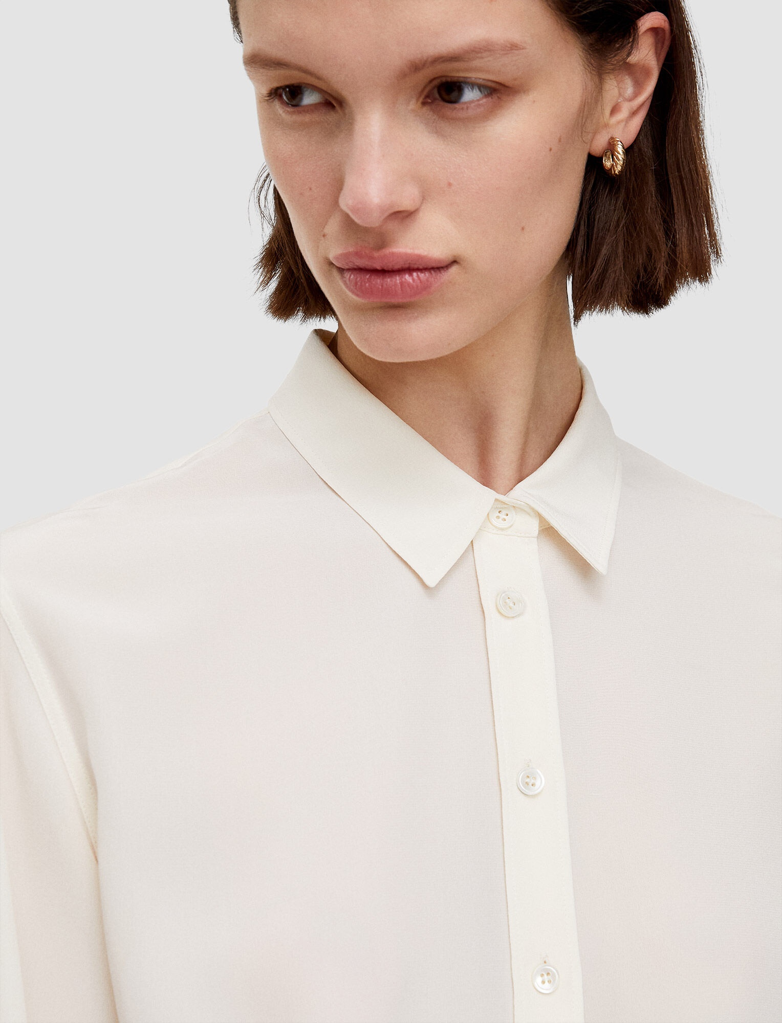 Silk Crepe de Chine Joe Blouse - 4