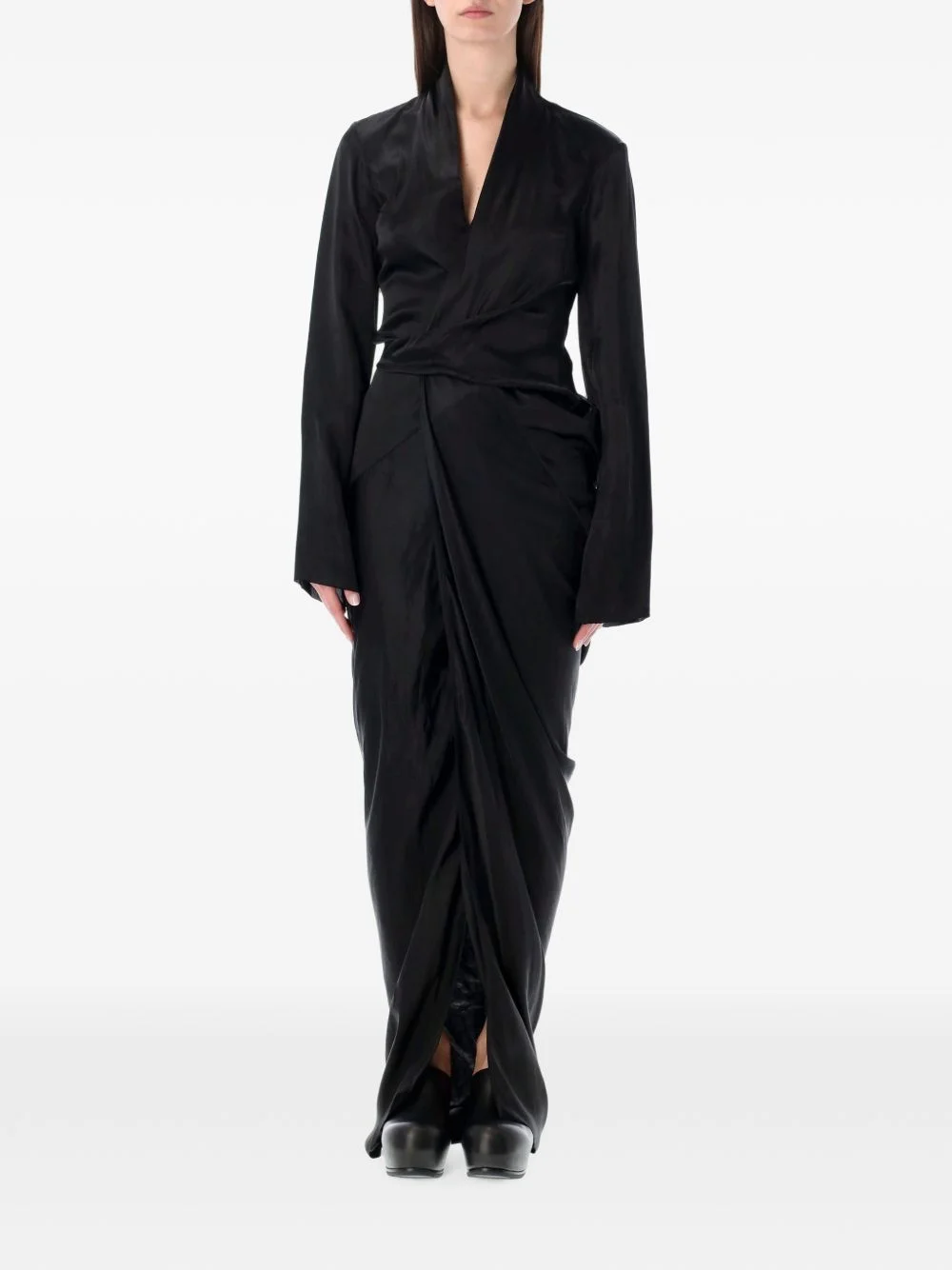 long wrap gown - 1