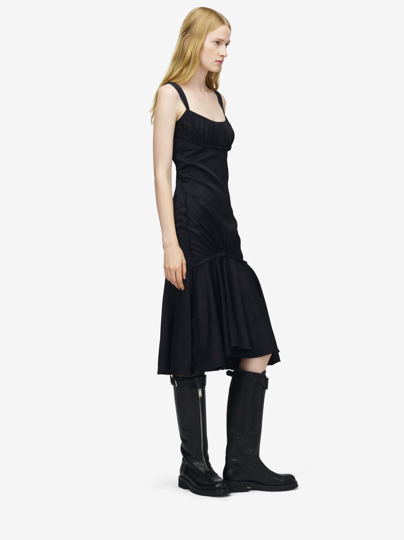 Skull Jacquard Midi Dress 3