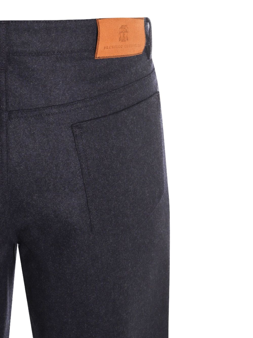 logo-embroidered trousers - 4