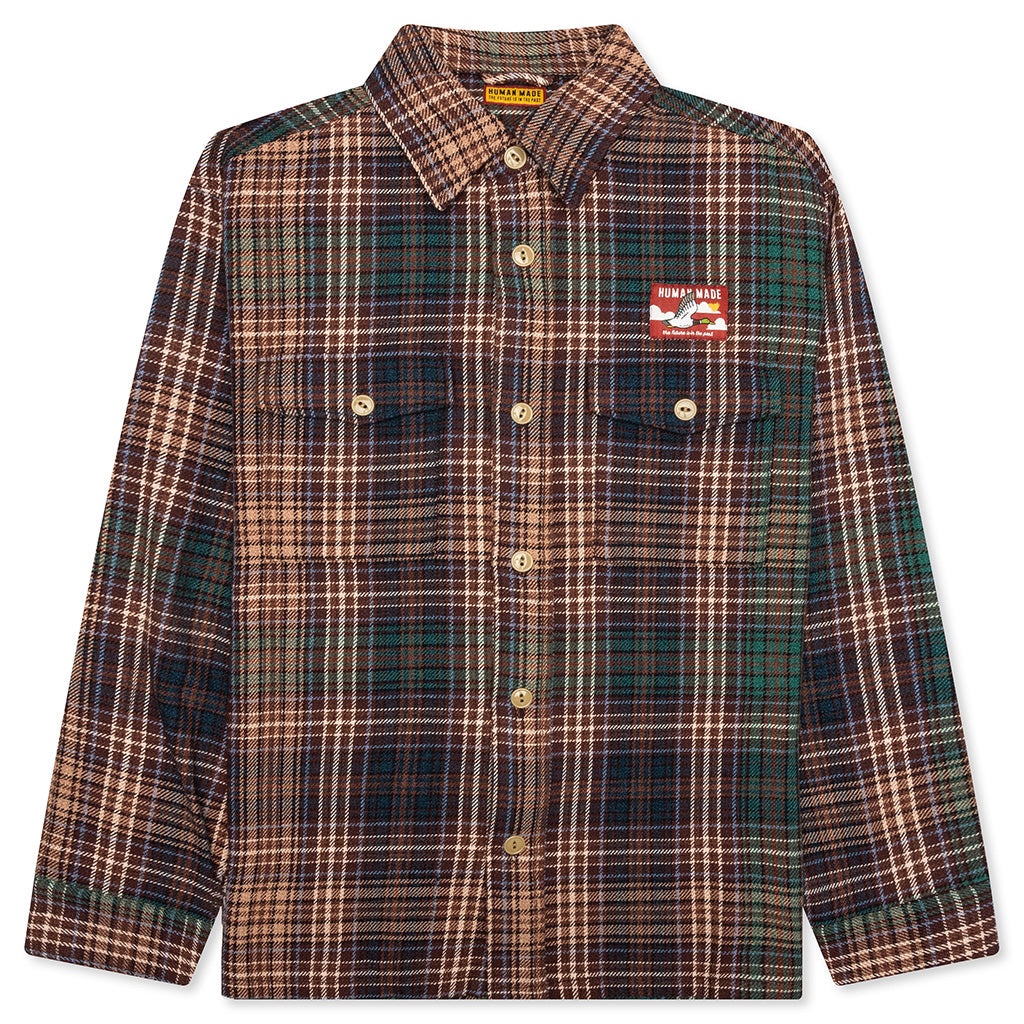 サイズM HUMAN MADE CHECK SHIRT BROWN Human Made - Check Shirt | HBX - Globally Curated Fashion