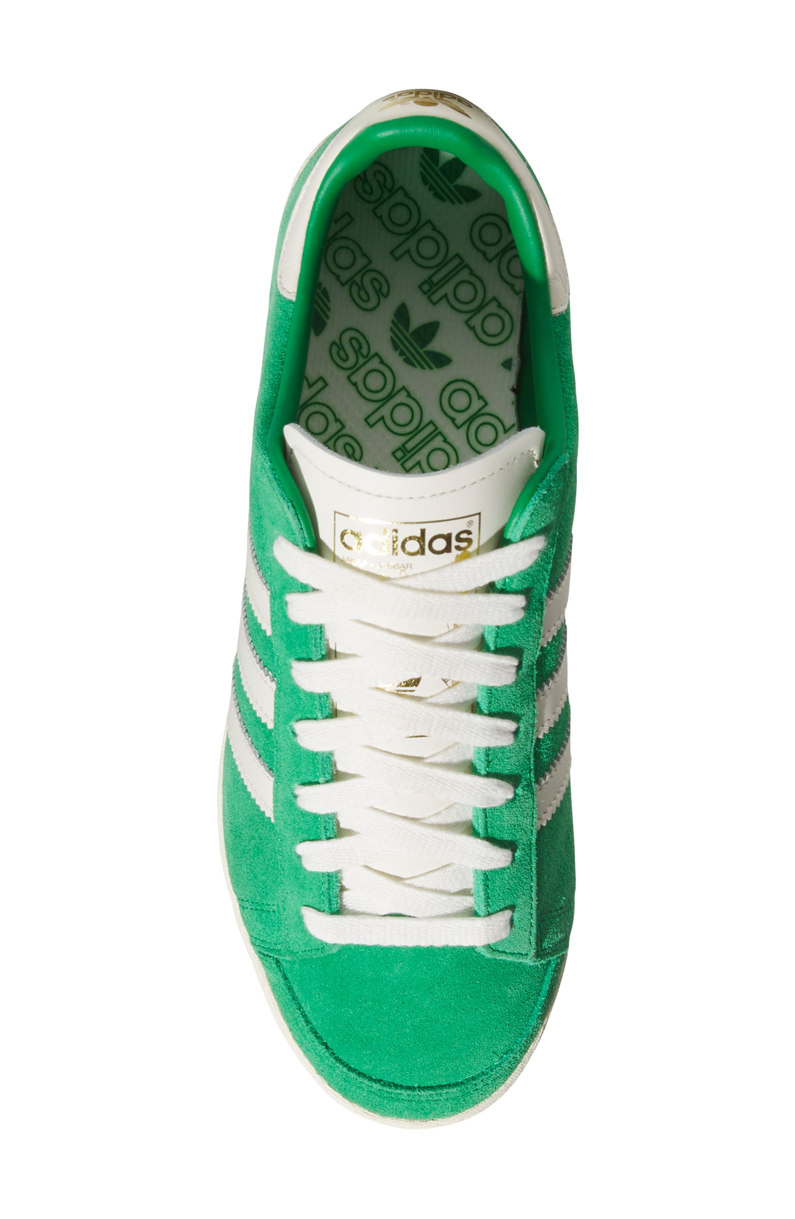 adidas Gender Inclusive Jabbar Low Sneaker in Green/Cream White/Gold at Nordstrom - 4