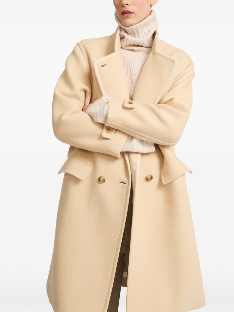 Yves Salomon wool coat outlook