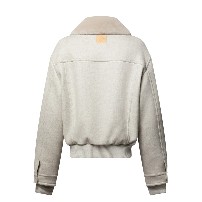 Wool Blouson With Shearling Collar 3