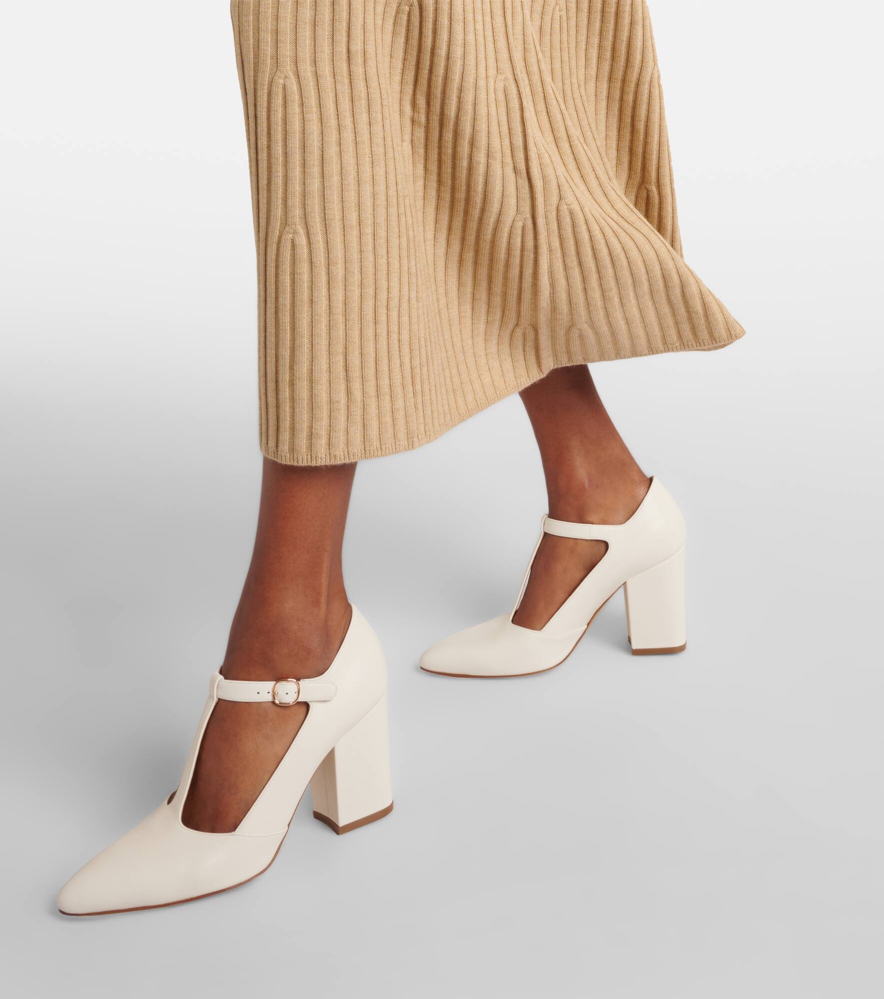 Triana 85 leather pumps - 4