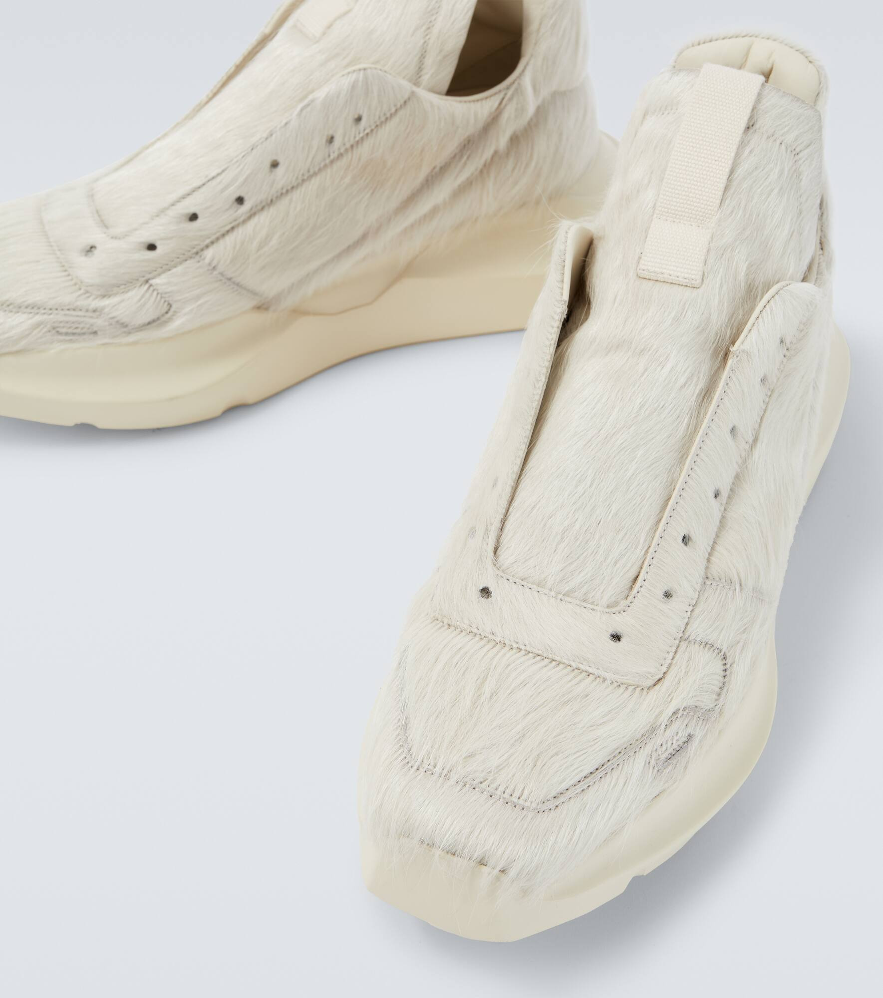 Calf hair sneakers - 3
