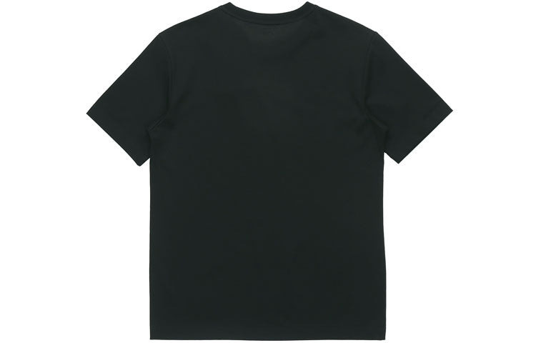 Li-Ning Chest Box Logo Solid Color Short Sleeve 'Black' AHSQ326-2 - 2
