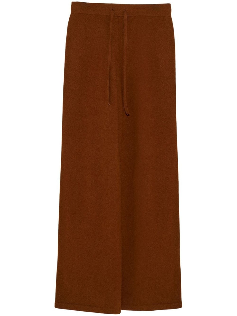 knitted wide-leg trousers 1