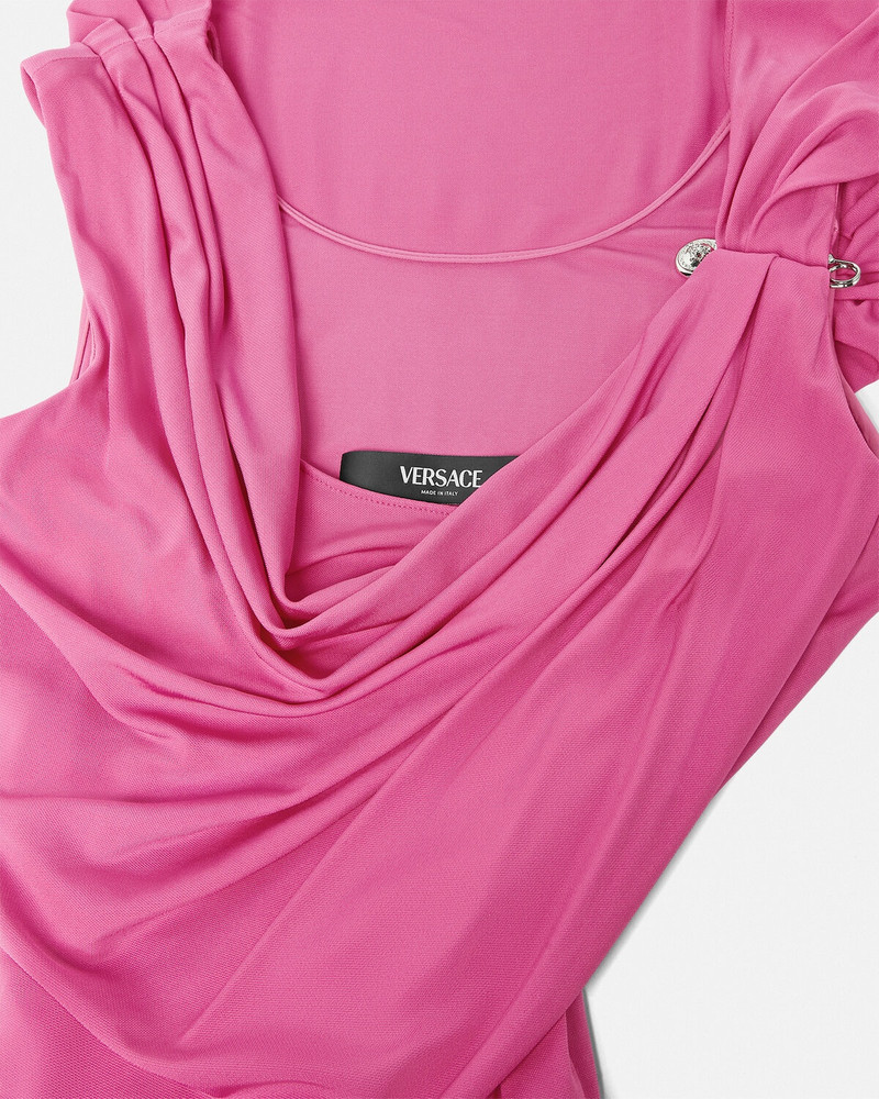 VERSACE Safety Pin Gathered Gown outlook