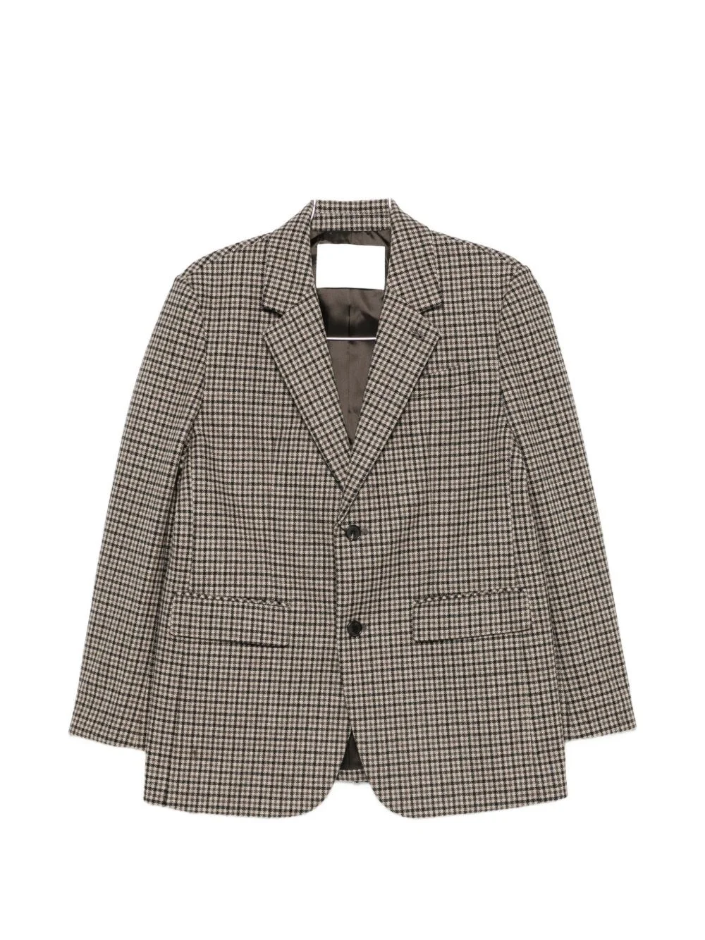 Wool single-breasted blazer jacket - 1