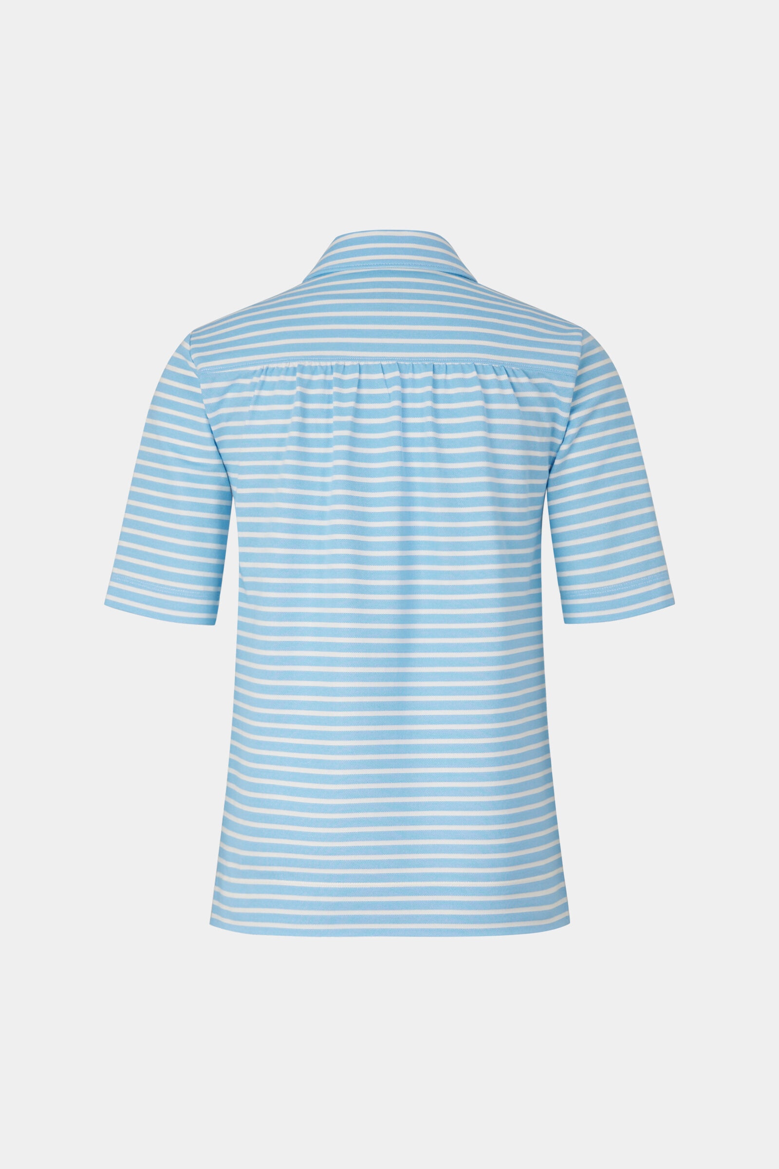 Peony Polo shirt in Light blue/White - 5