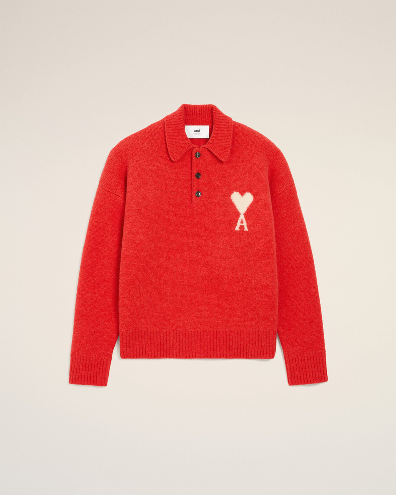 BROWN RED AMI DE COEUR POLO 1