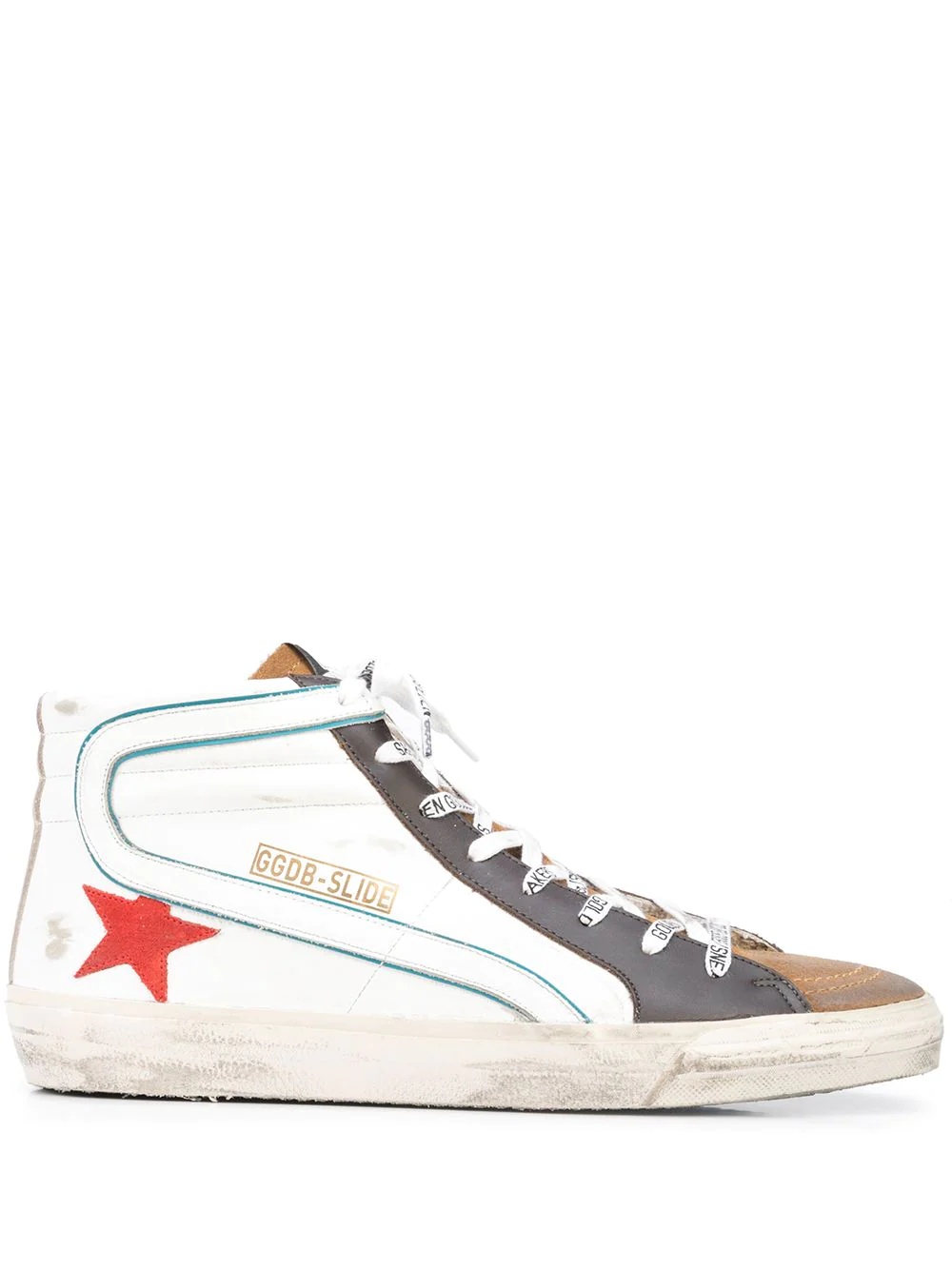 Slide high-top sneakers - 1