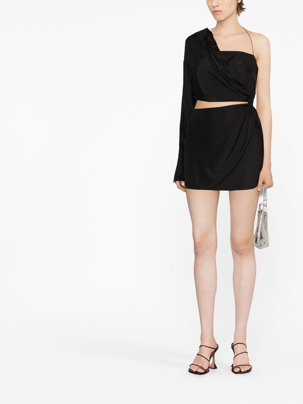 Arica one-shoulder minidress - 2