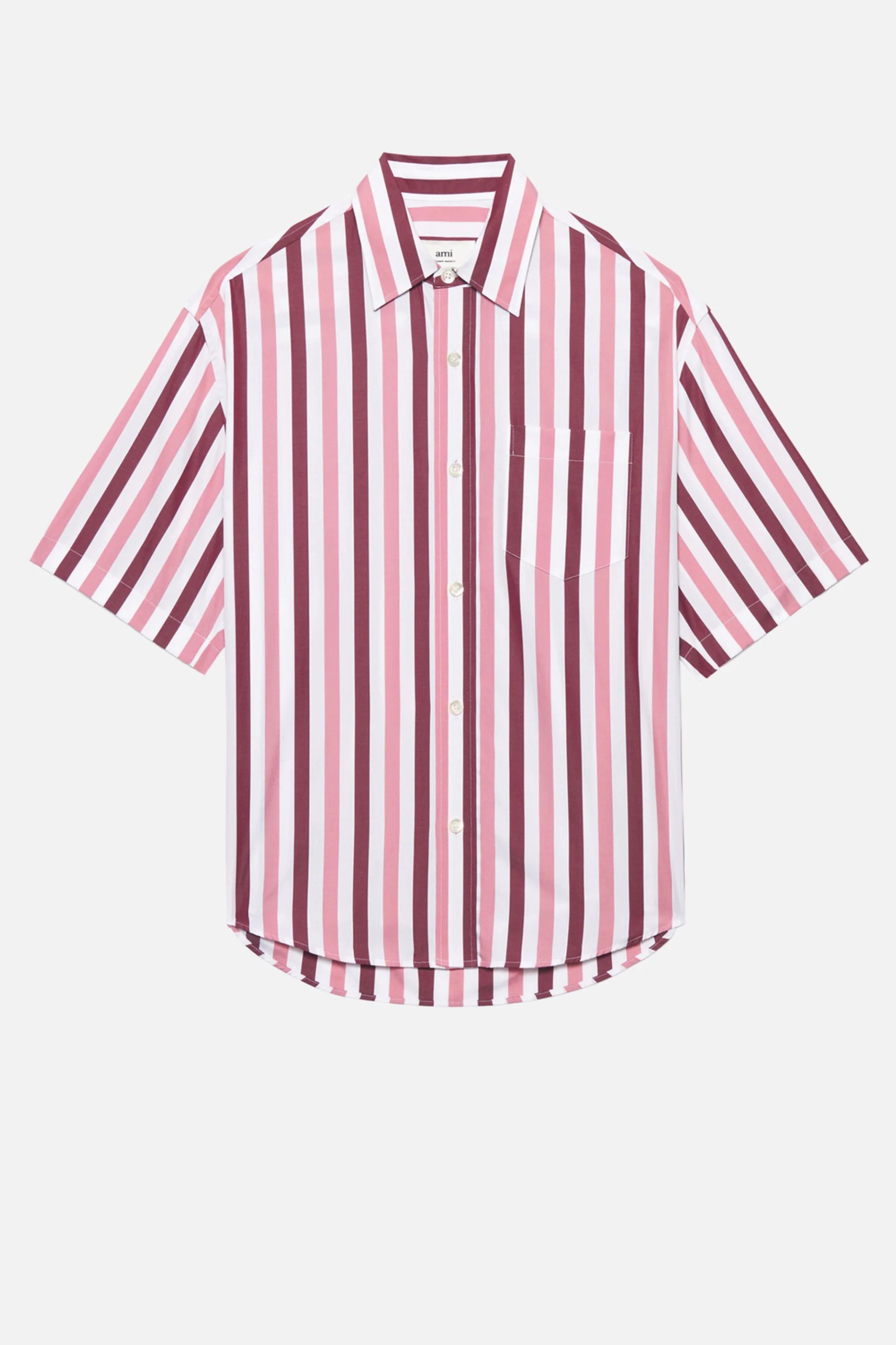 Striped Short-Sleeved Shirt - 7