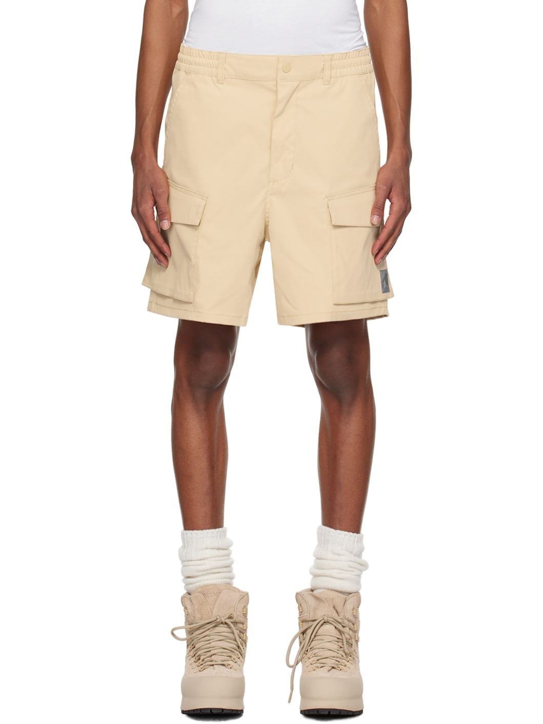 Beige Balto Shorts - 1