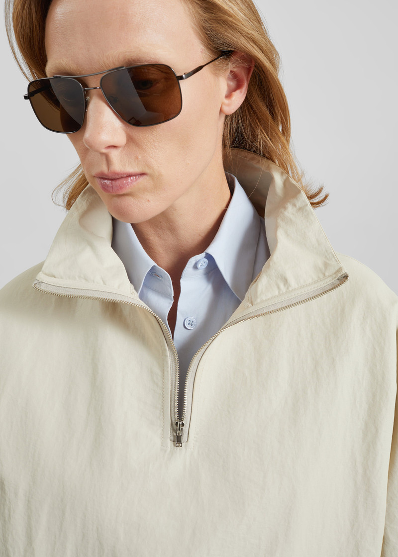 Majvik Windbreaker Anorak - Light Beige 5