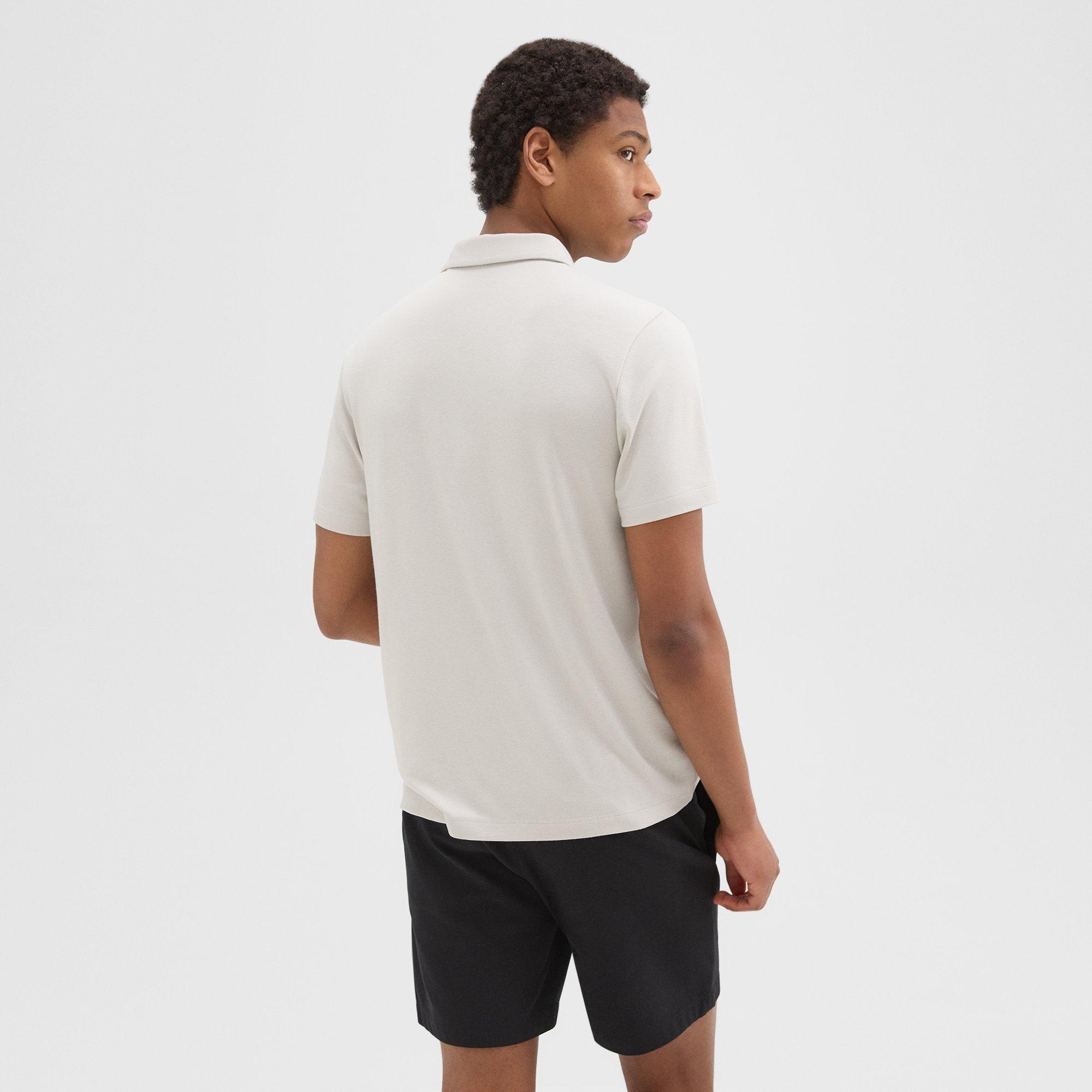 Bron Polo Shirt in Anemone Modal Jersey - 4
