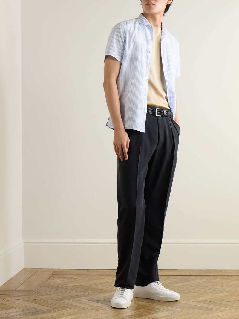 Ralph Lauren Slim-Fit Logo-Embroidered Cotton and Silk-Blend Jersey T-Shirt outlook