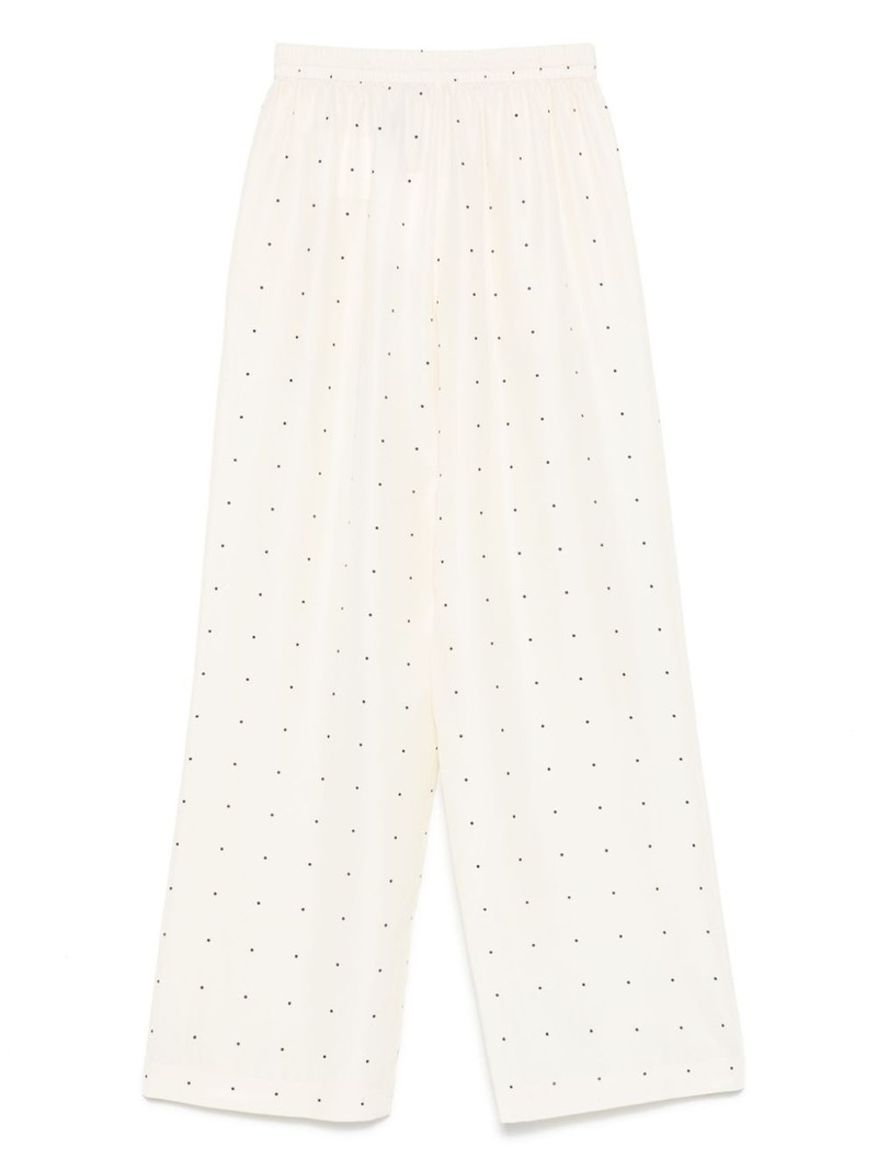 RÓHE silk dotted trousers outlook