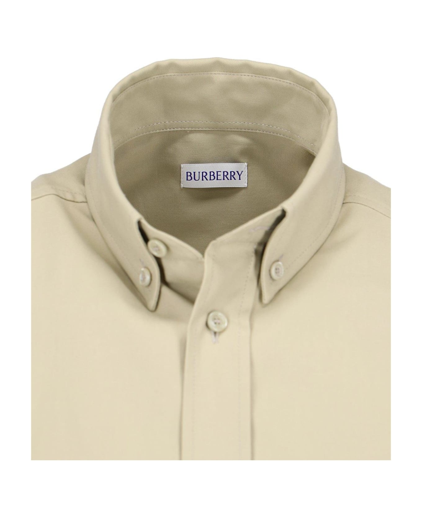 Logo-embroidered Short Sleeved Poplin Shirt - 3