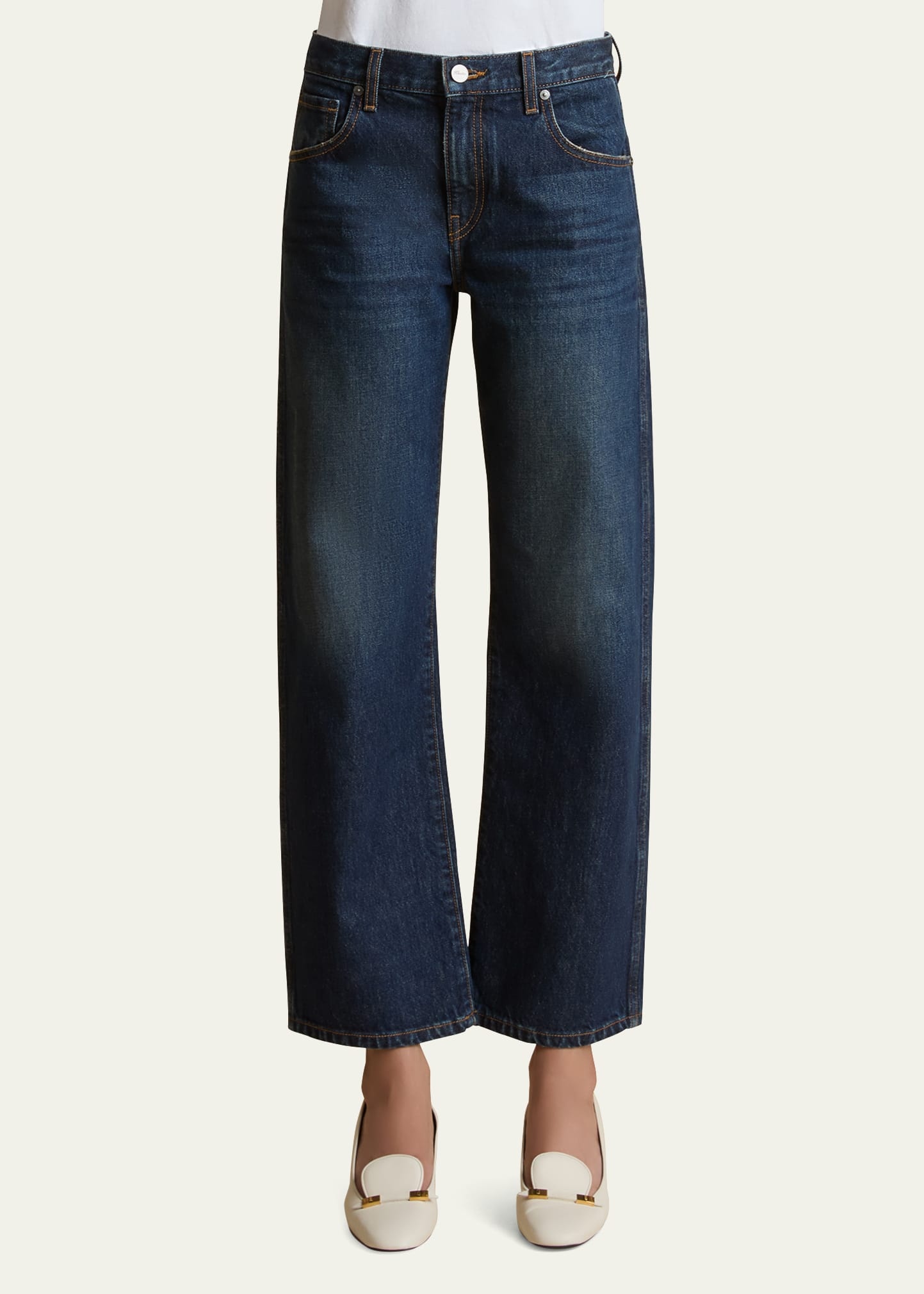 Kerrie Crop Wide Leg Jeans - 3