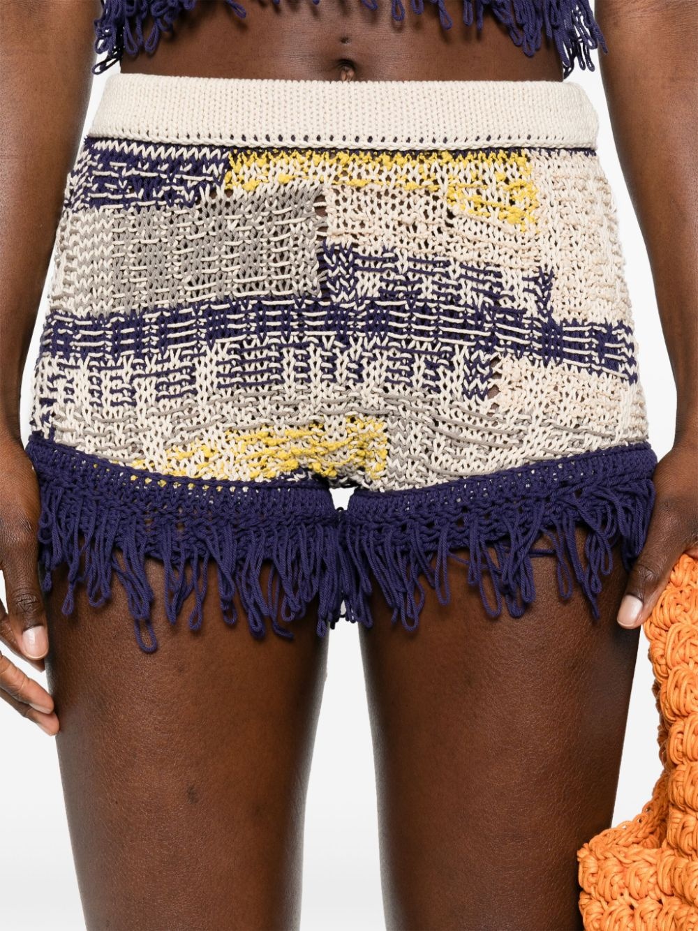 Cotton knitted shorts - 3