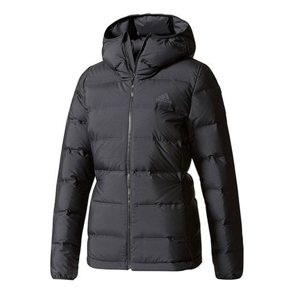 (WMNS) adidas Helionic Down Jacket 'Black' BQ1935 - 1