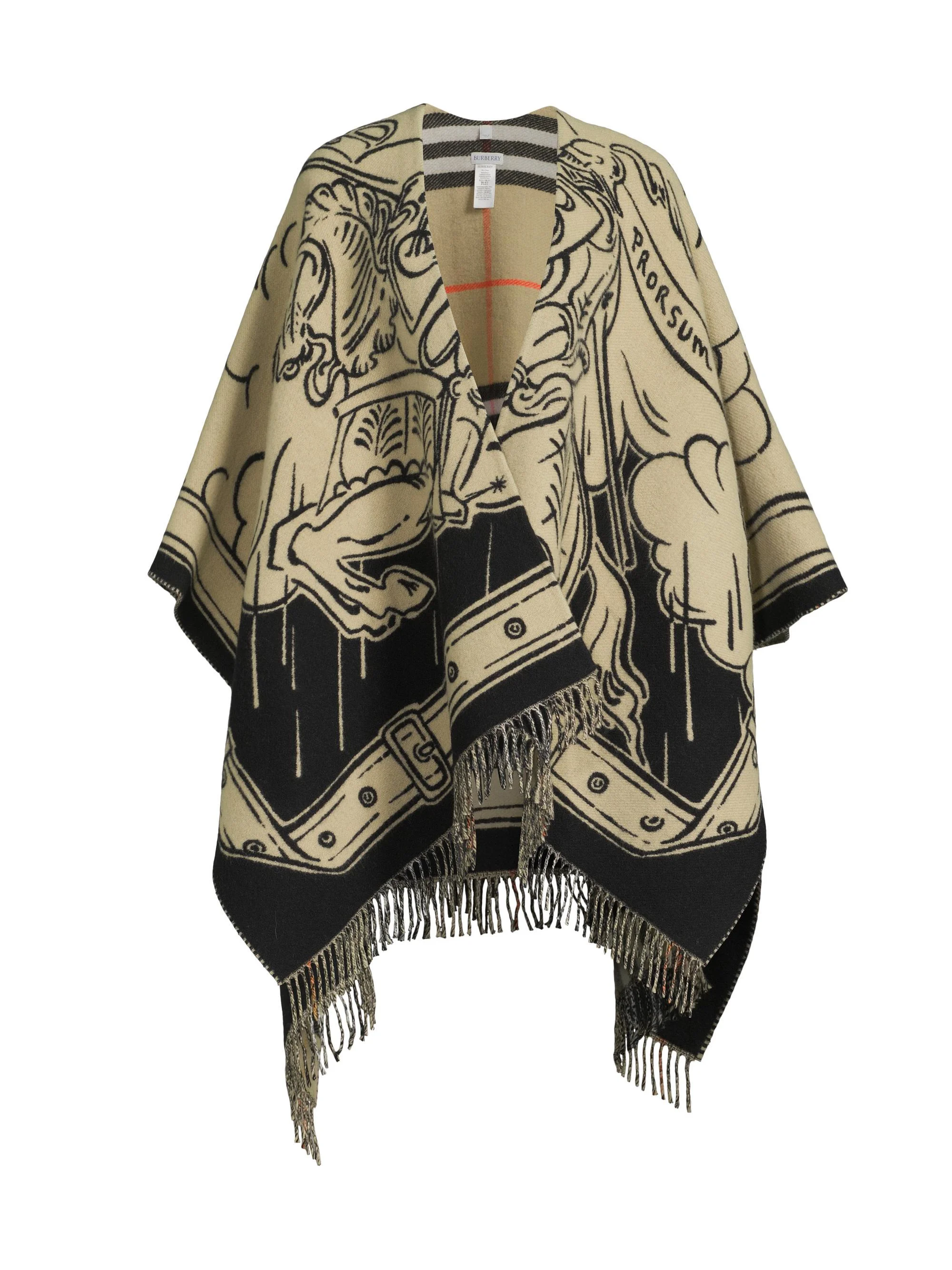 Women's Stormy Knight Wool Cape - Sand - 1