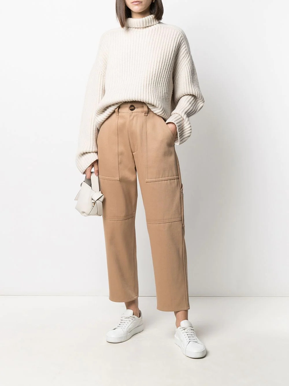 cropped tailored trousers - 2