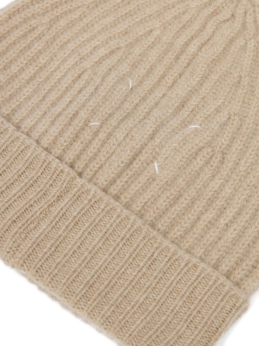 ribbed wool beanie - 3