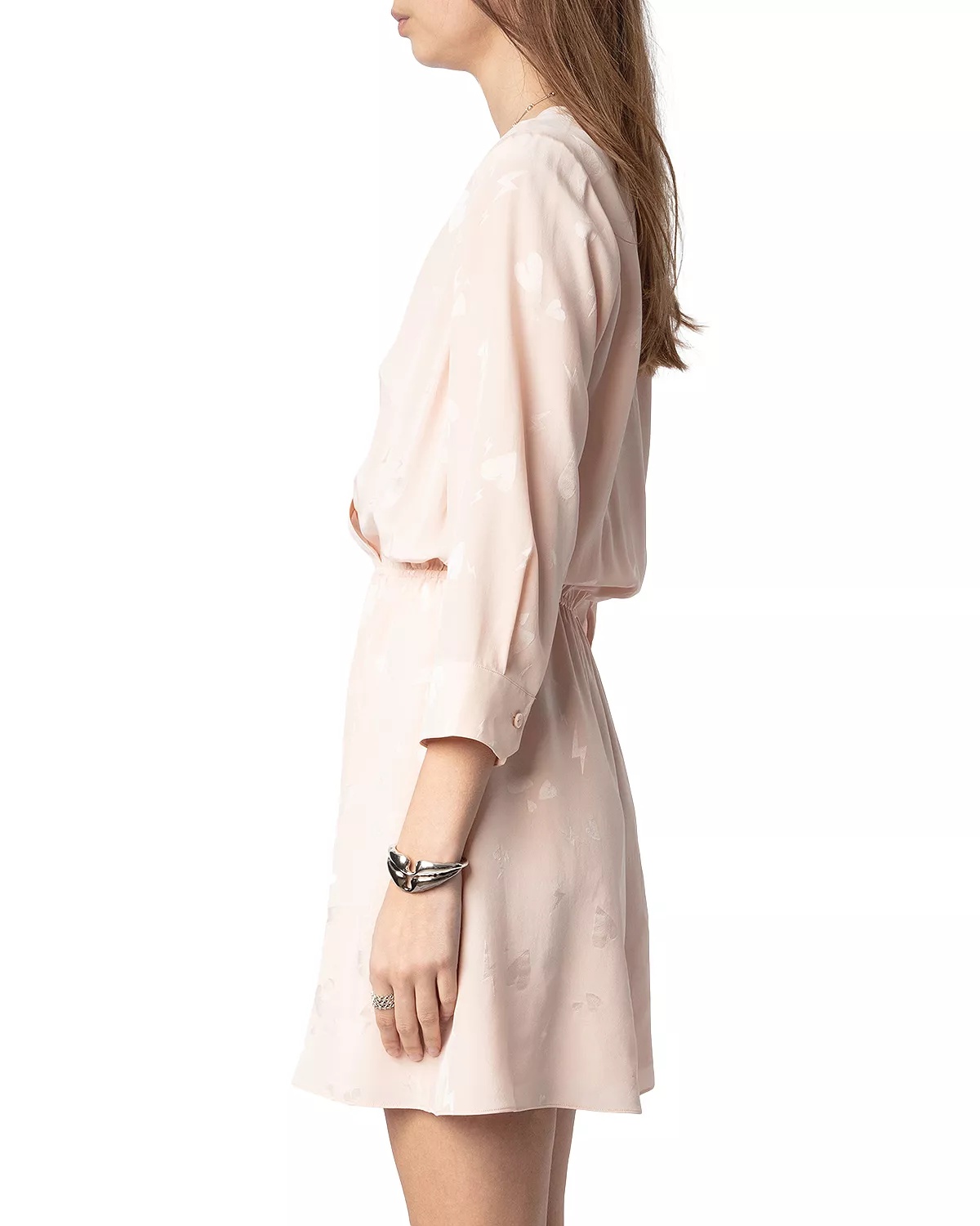 Rucus Silk Flash Heart Dress - 4
